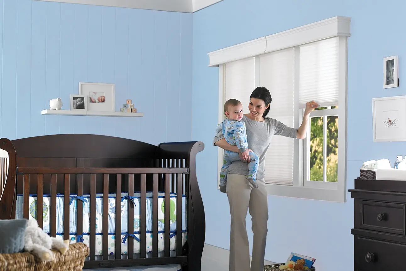 Cordless Cellular Shades for Children