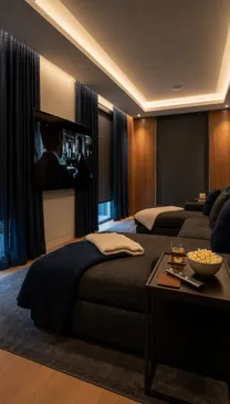 Drapery for  Media Room, Kent County